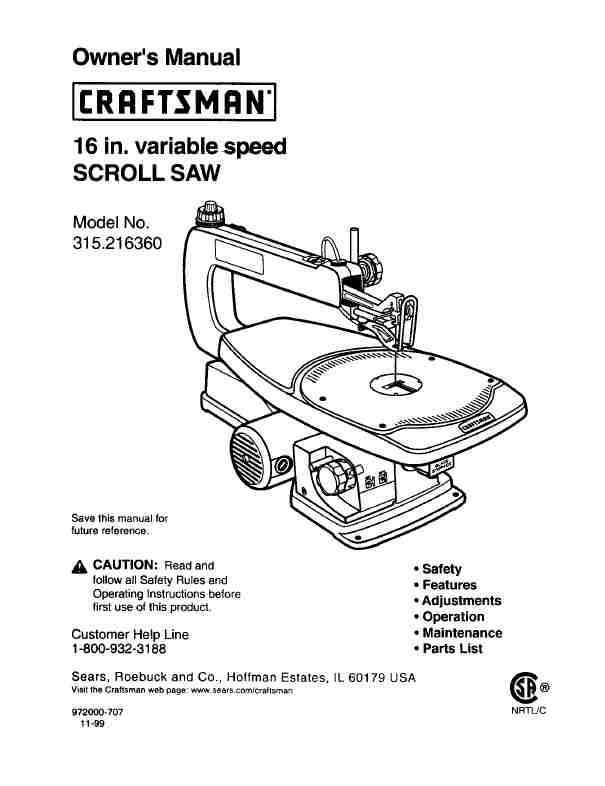 Craftsman Saw 315 21636-page_pdf